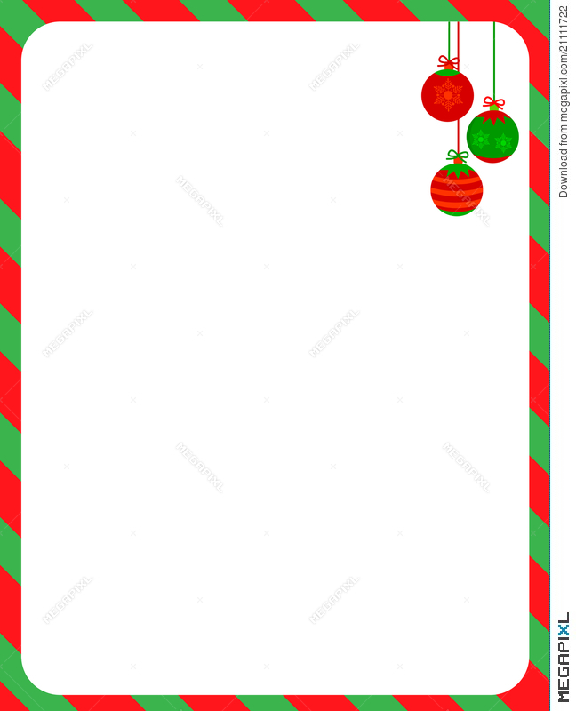 Christmas Border / Candy Cane Illustration 21111722.