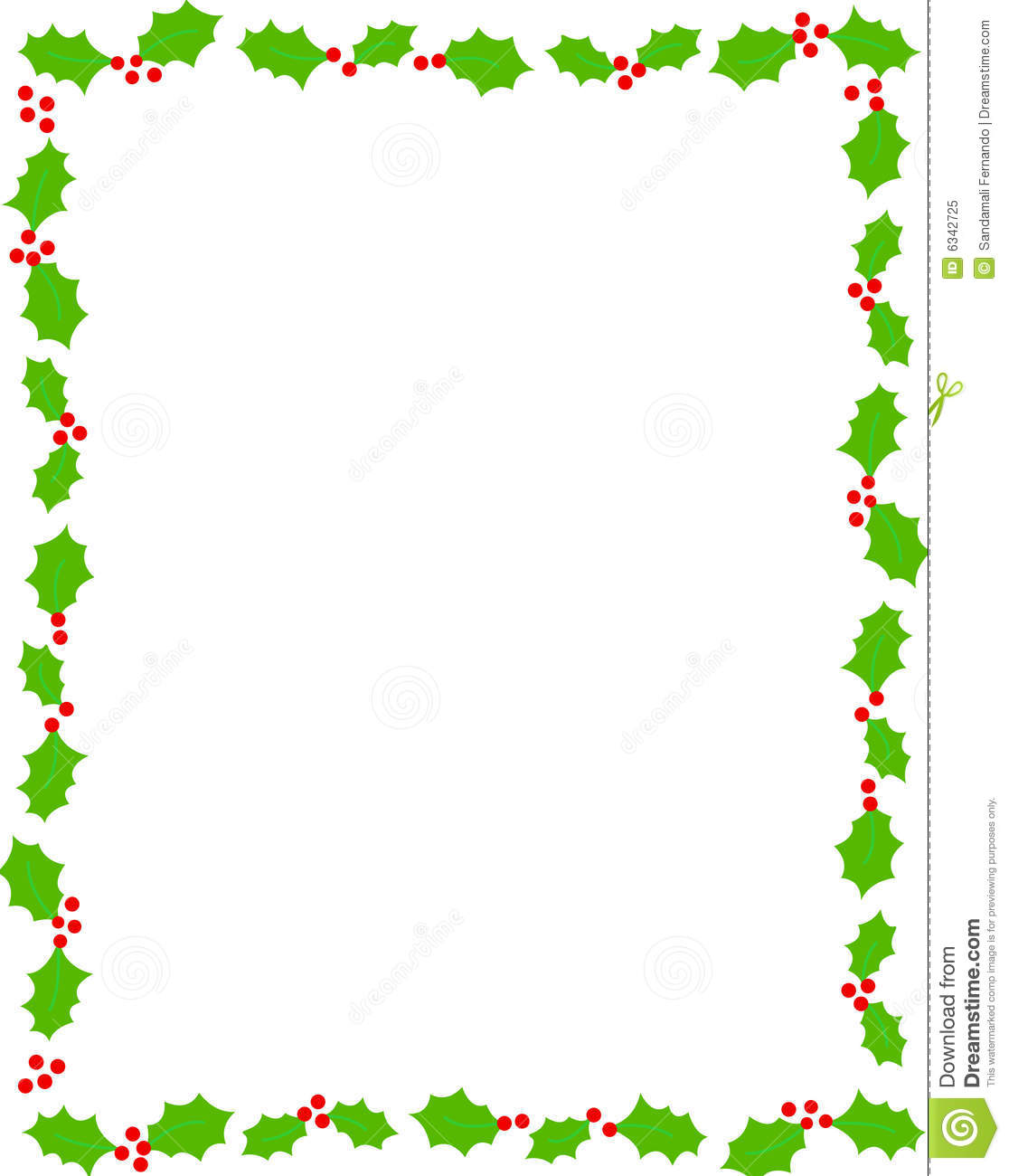 free clip art christmas holly border - Clipground