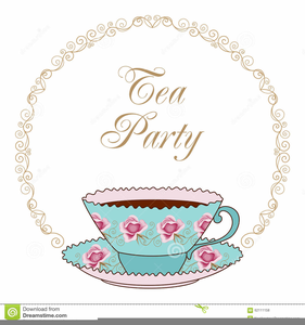 Free Victorian Tea Party Clipart.