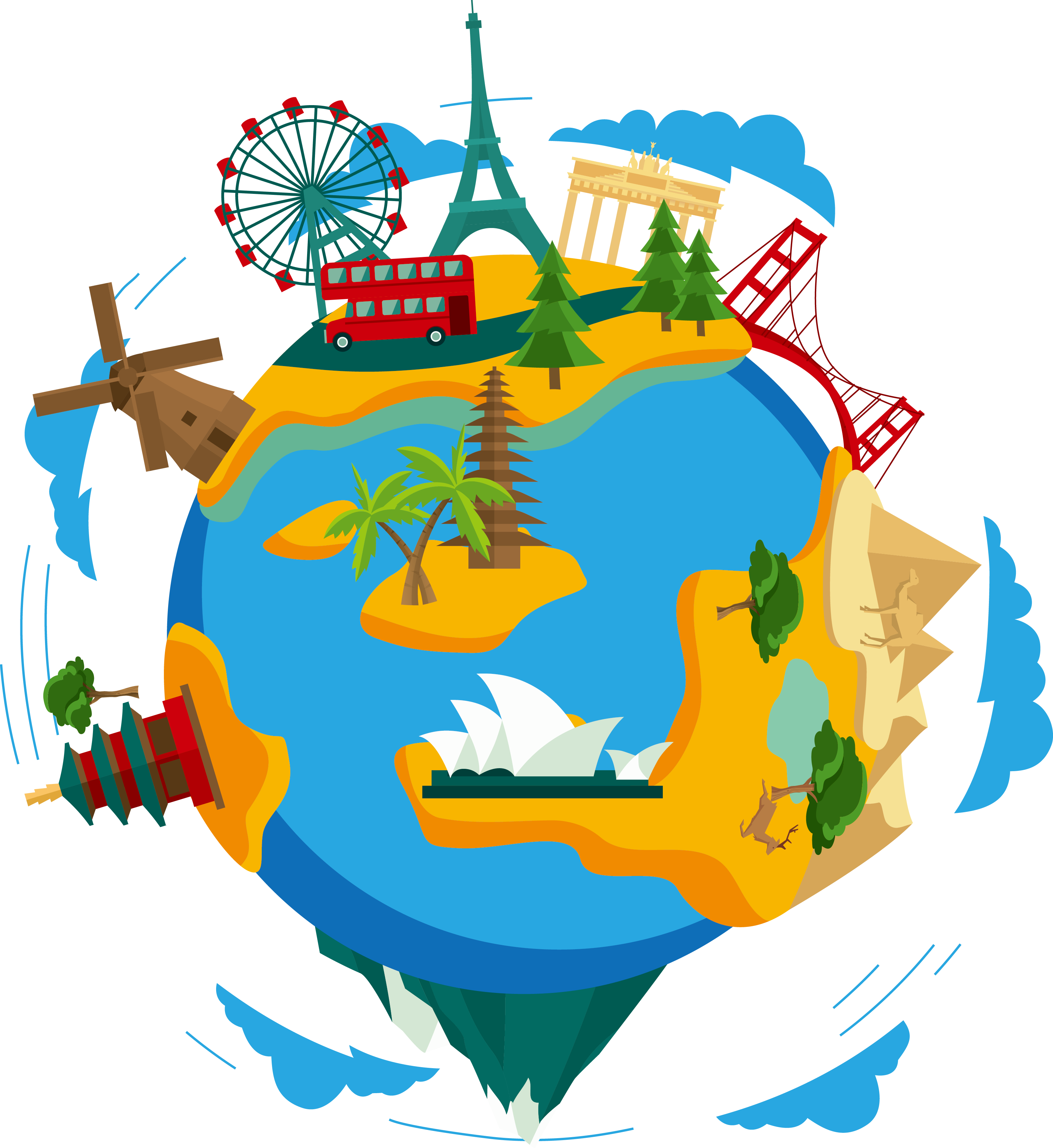 travel and tourism clipart