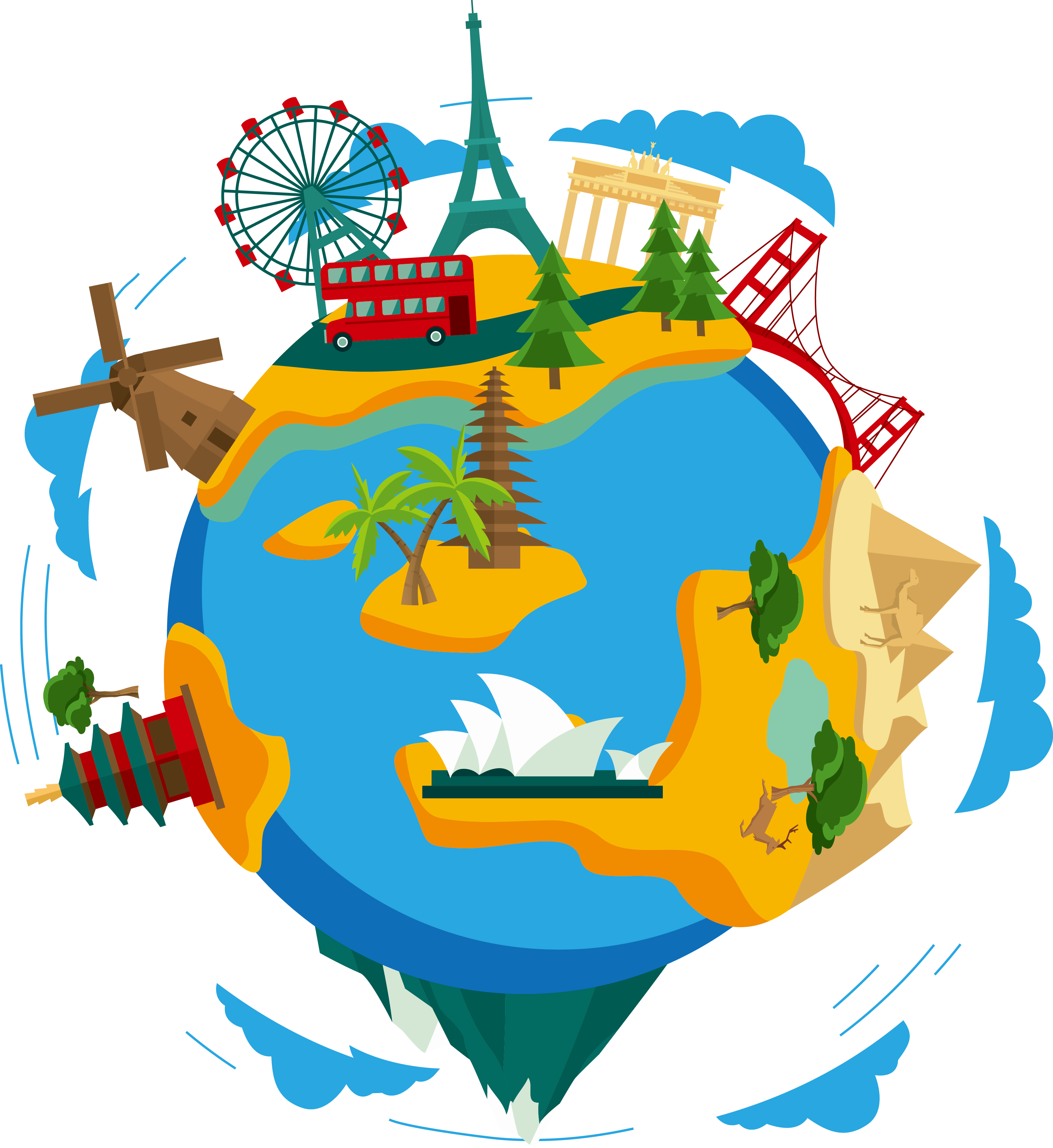 clipart of tourism