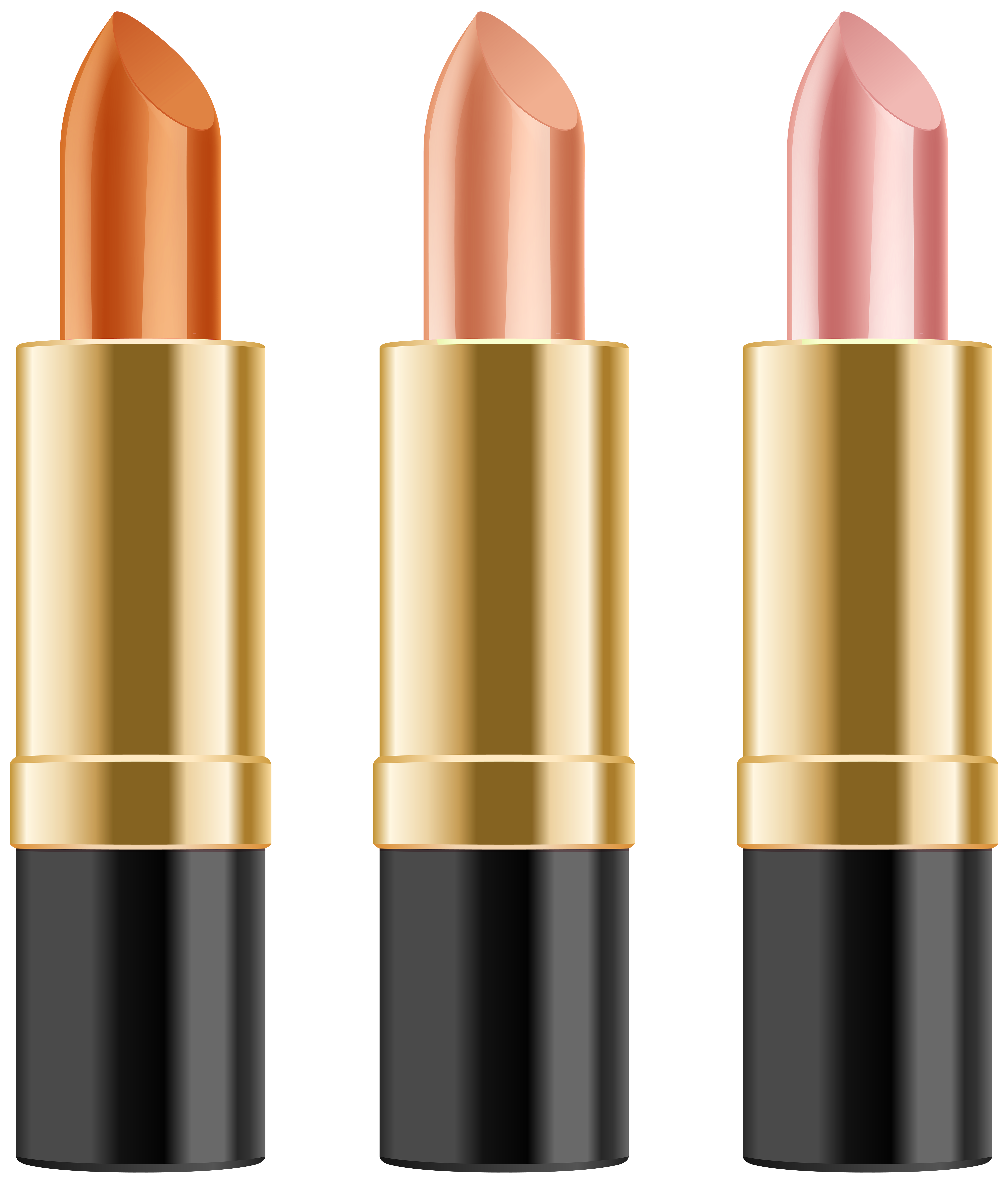 Lipstick Set Clip Art PNG Image.