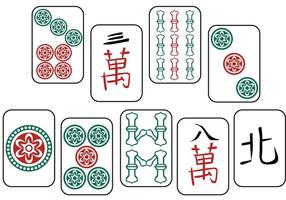 Mahjong Free Vector Art.