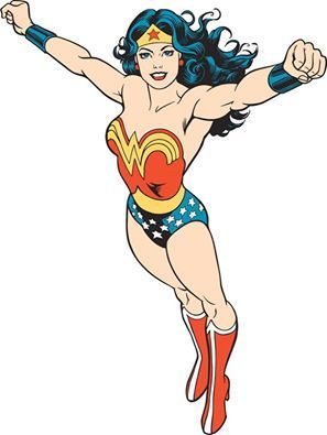 Wonder Woman Cartoon Clipart.