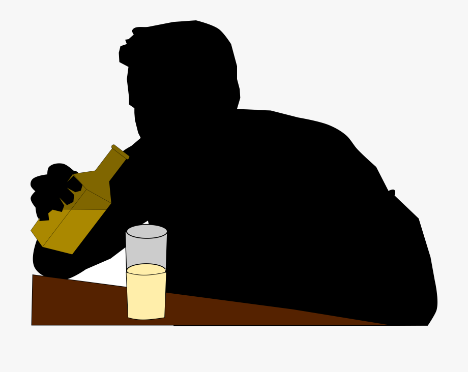 Alcohol Alcoholic Man Vector Clipart Image Free Stock.