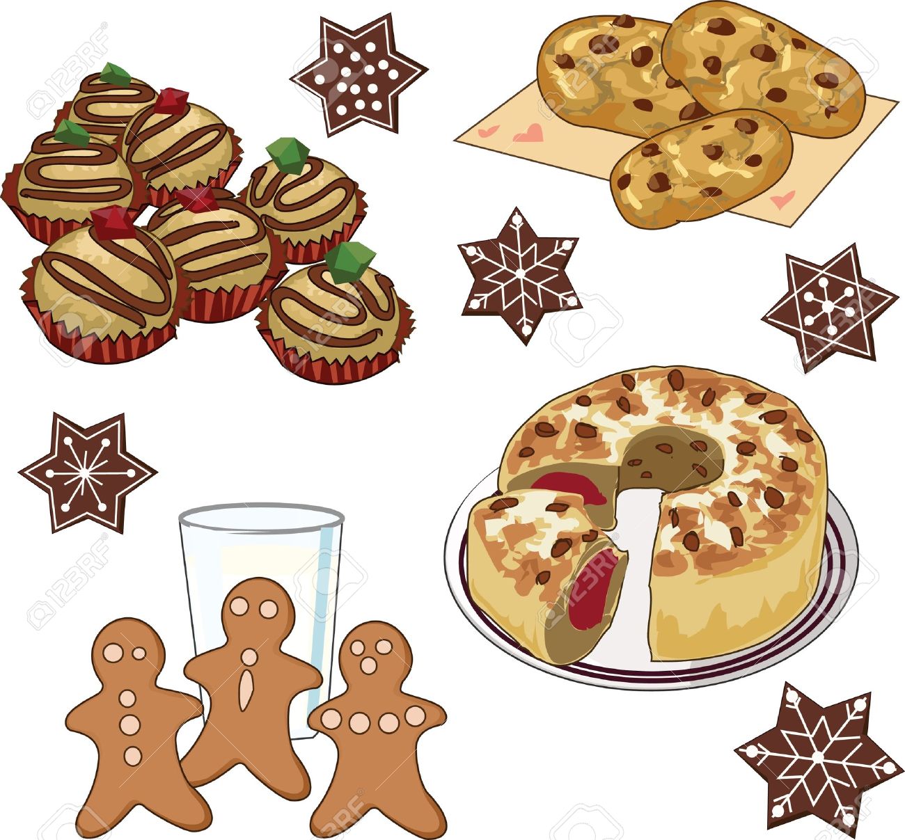 88 Baked Goods free clipart.