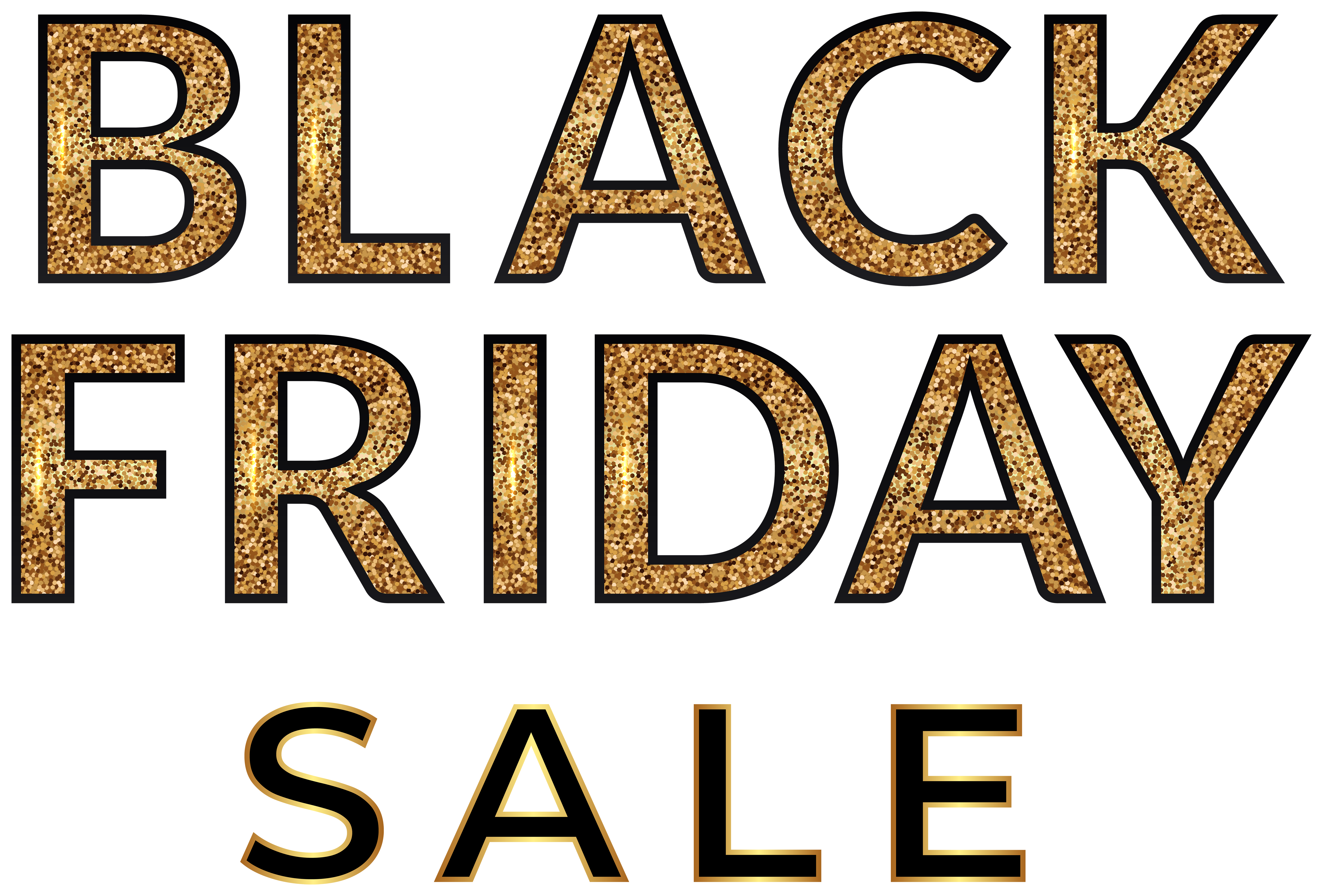 Black Friday PNG Clipart.