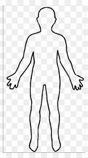 simple human body outline.