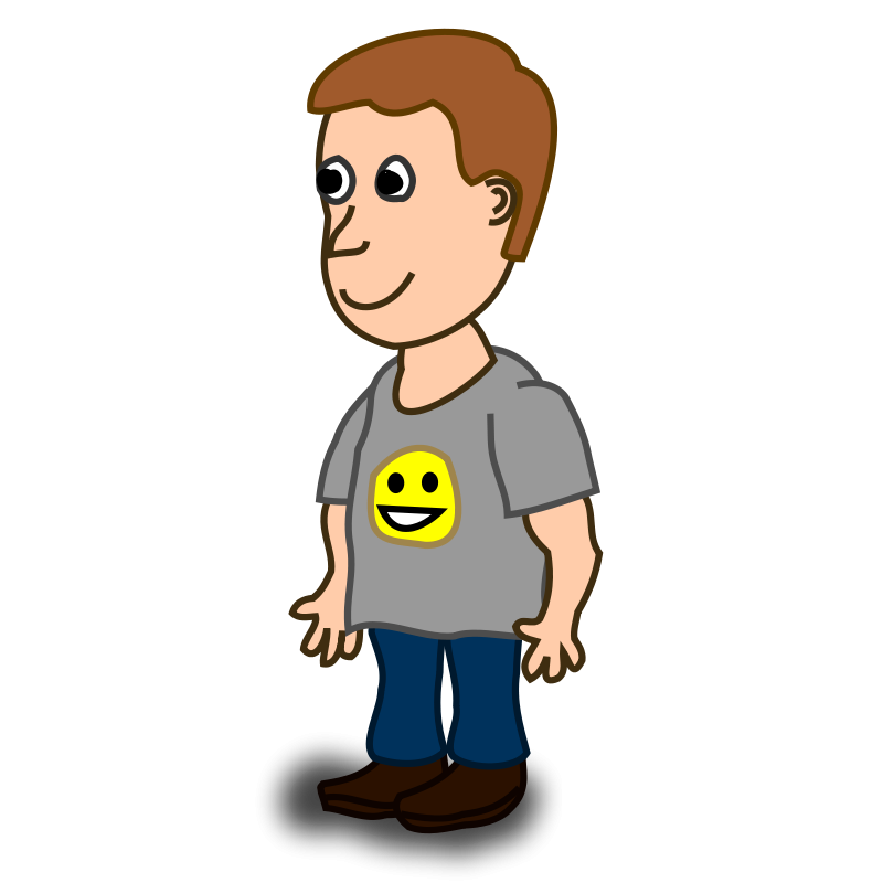 Free Clipart: Comic characters: Boy.