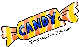 882 Halloween Candy free clipart.