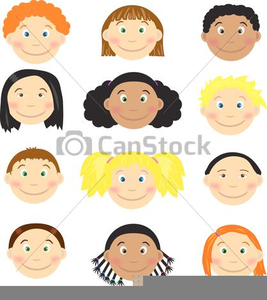 Free Clipart Of Kids Faces.
