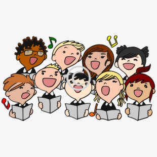 Choir Singing Clip Art.