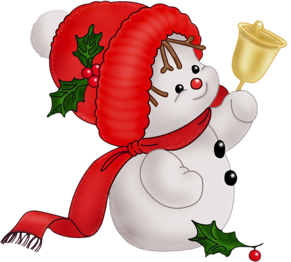 Christmas Snowman Clip Art Free.