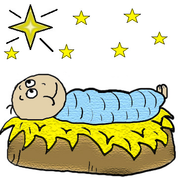 Free Clipart Christmas Baby Jesus.