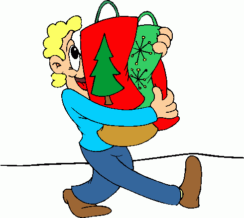 Christmas Shopping Clipart Free.