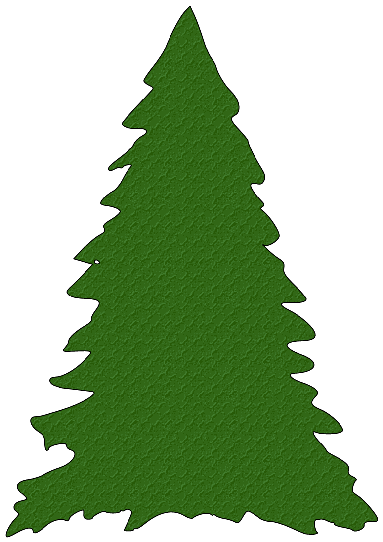christmas tree outline