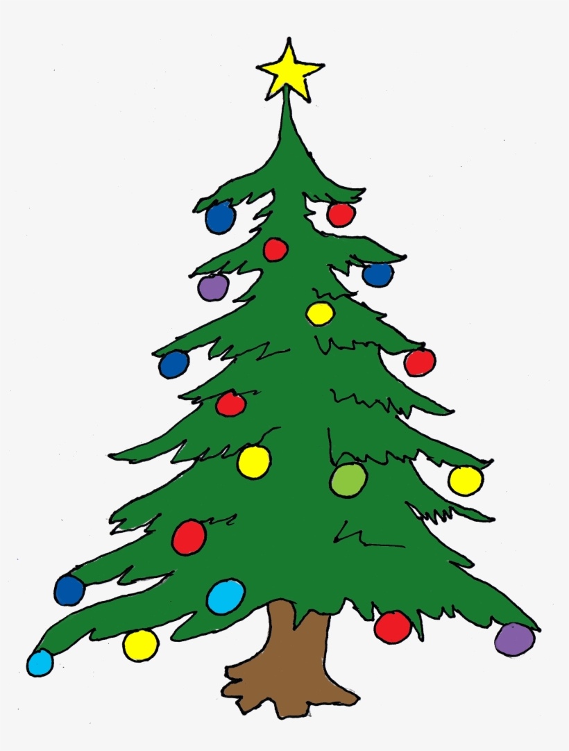 Pastel Clipart Christmas Tree.