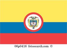 Colombia flag Clip Art Illustrations. 888 colombia flag clipart.