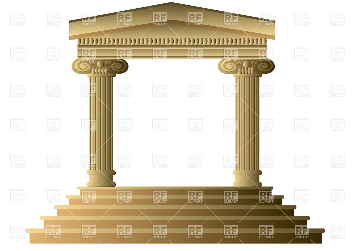 Ancient columns Vector Image #25566.