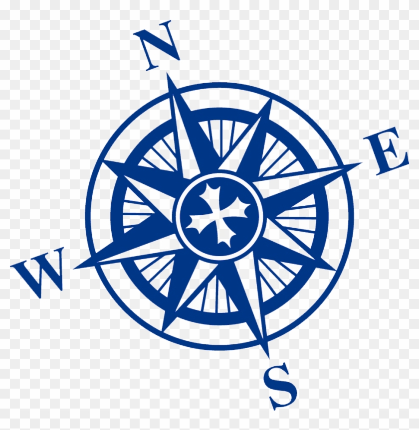 Free Download Of Compass Rose Icon Clipart.