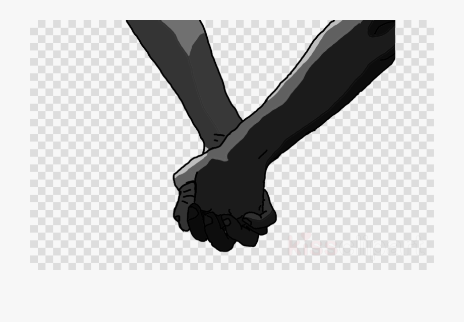 Couple Holding Hands Clipart Finger Black And White.