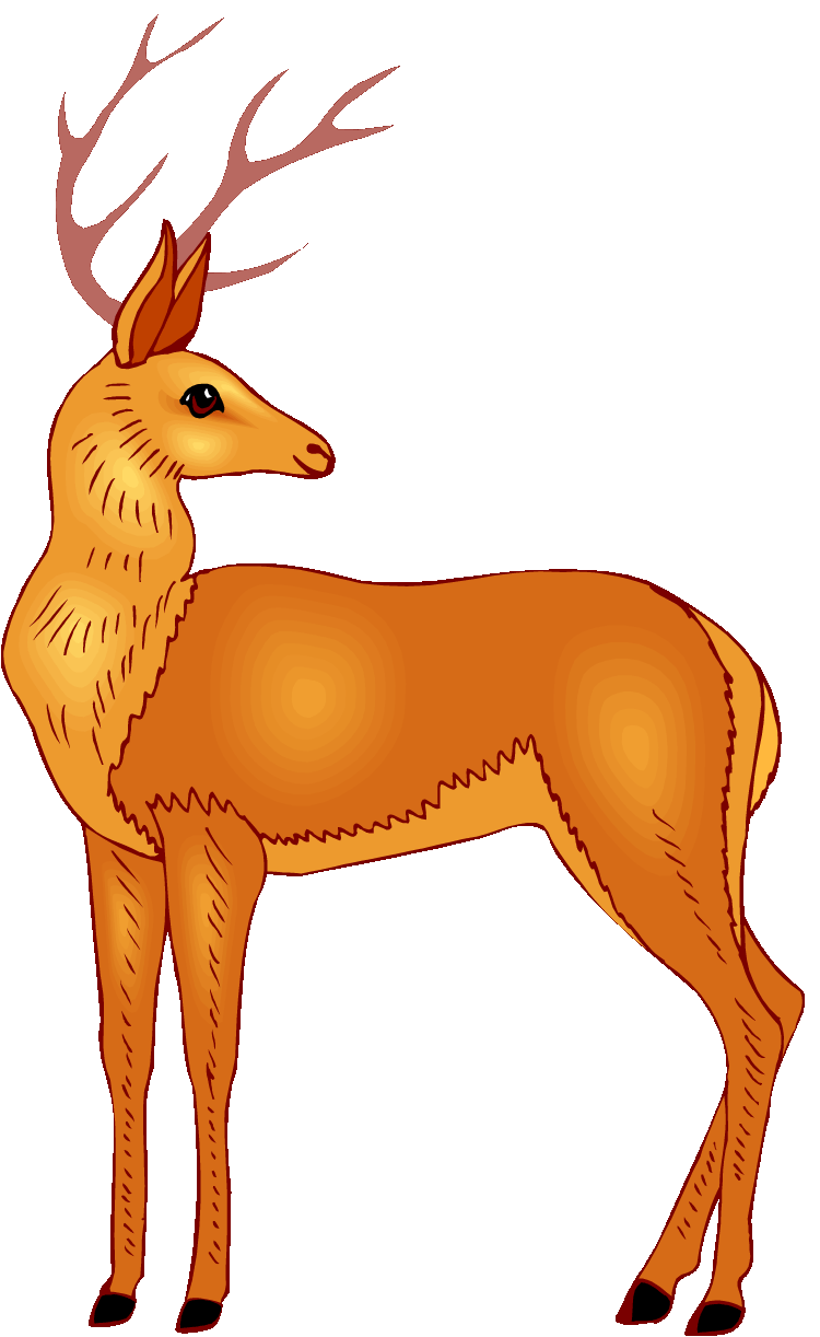 Deer clip art vector free clipart images clipartix.