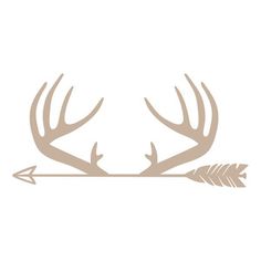 218 Deer Antler free clipart.