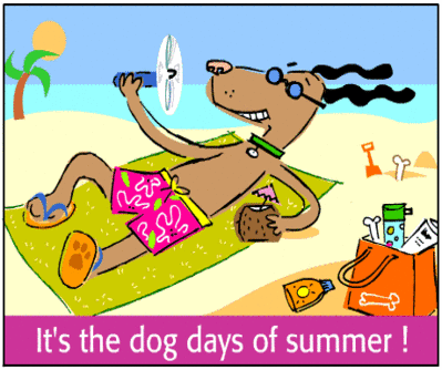 Viva Las Vegastamps! Celebrates the Dog Days of Summer.