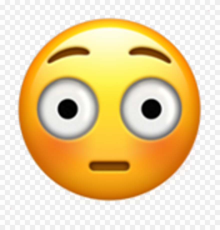 Embarrassed Face Emoji Png Clipart (#560108).