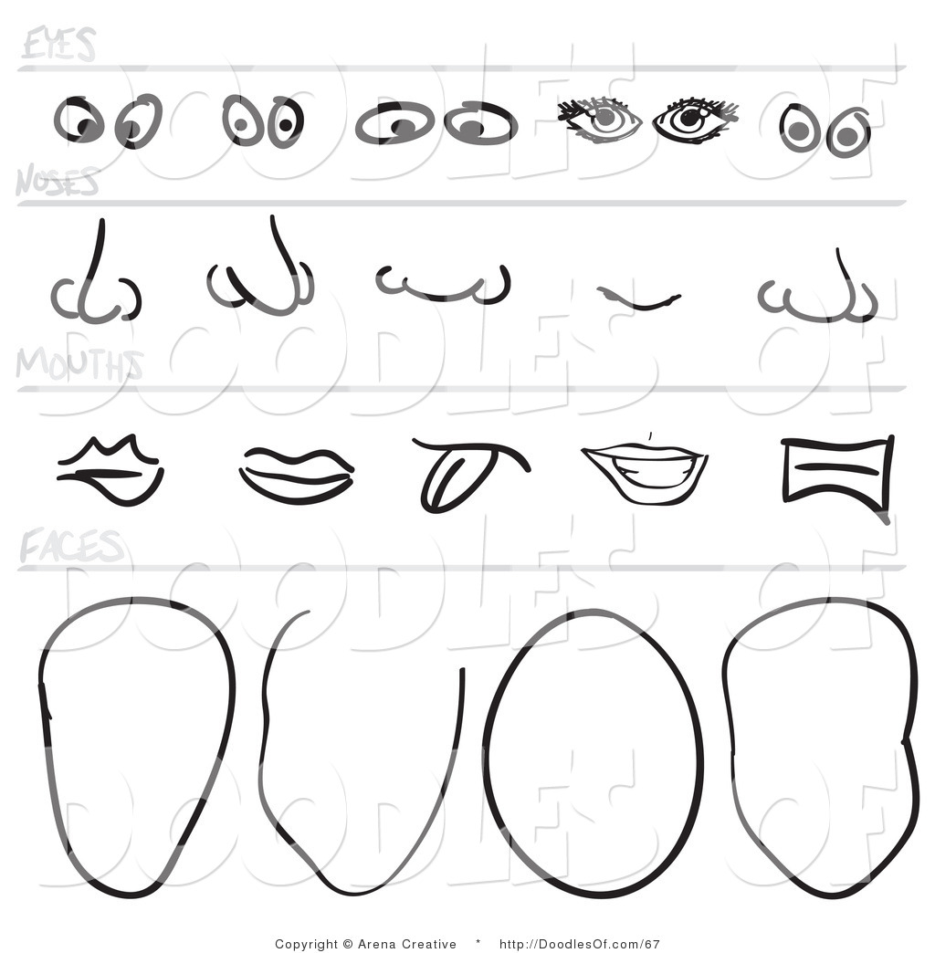 Free Clipart Face Parts.