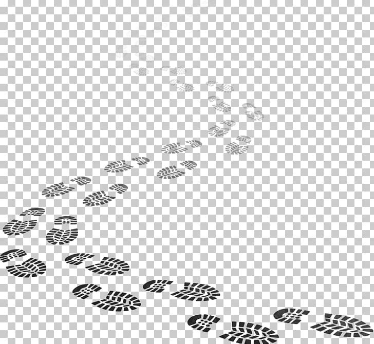 Footprint Walking PNG, Clipart, Area, Black, Black And White.