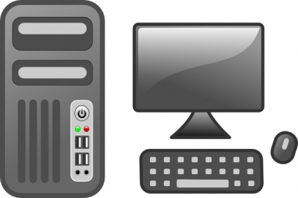 Computer Desktop Clipart.