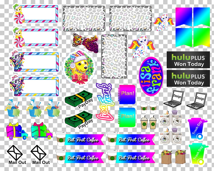 Sticker Paper Brand Printing, Planner stickers PNG clipart.