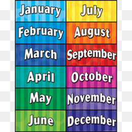 Months Of The Year PNG and Months Of The Year Transparent Clipart.
