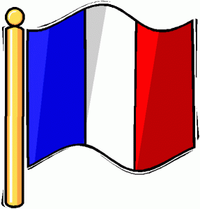 Clipart French Flag.