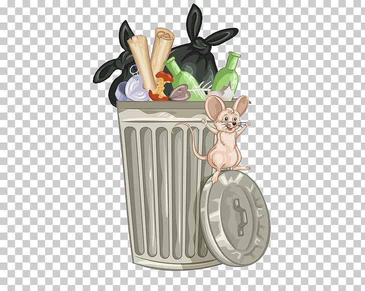 Stock photography Waste container , Garbage rat in the.