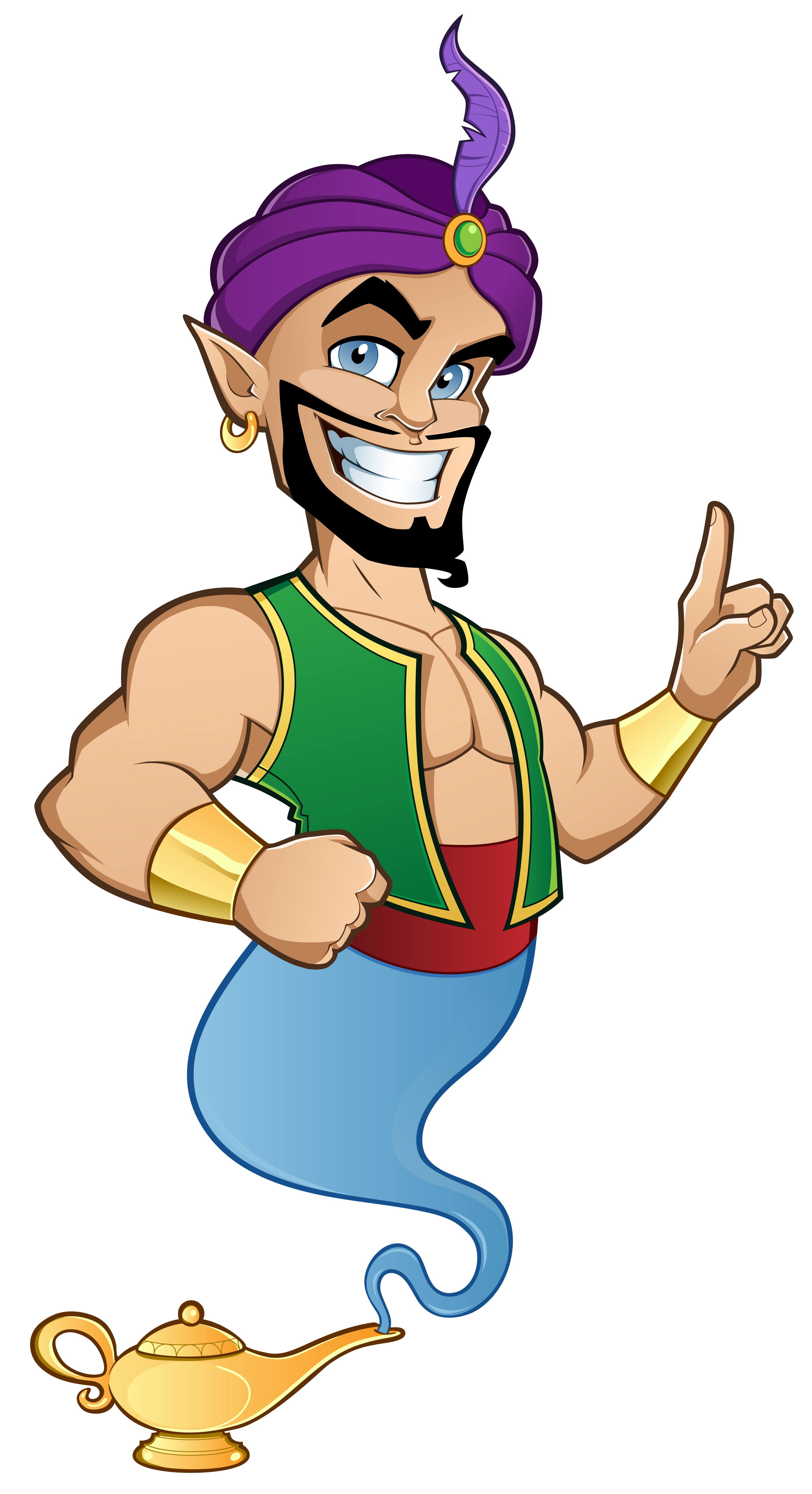 Genie PNG Clipart Image.