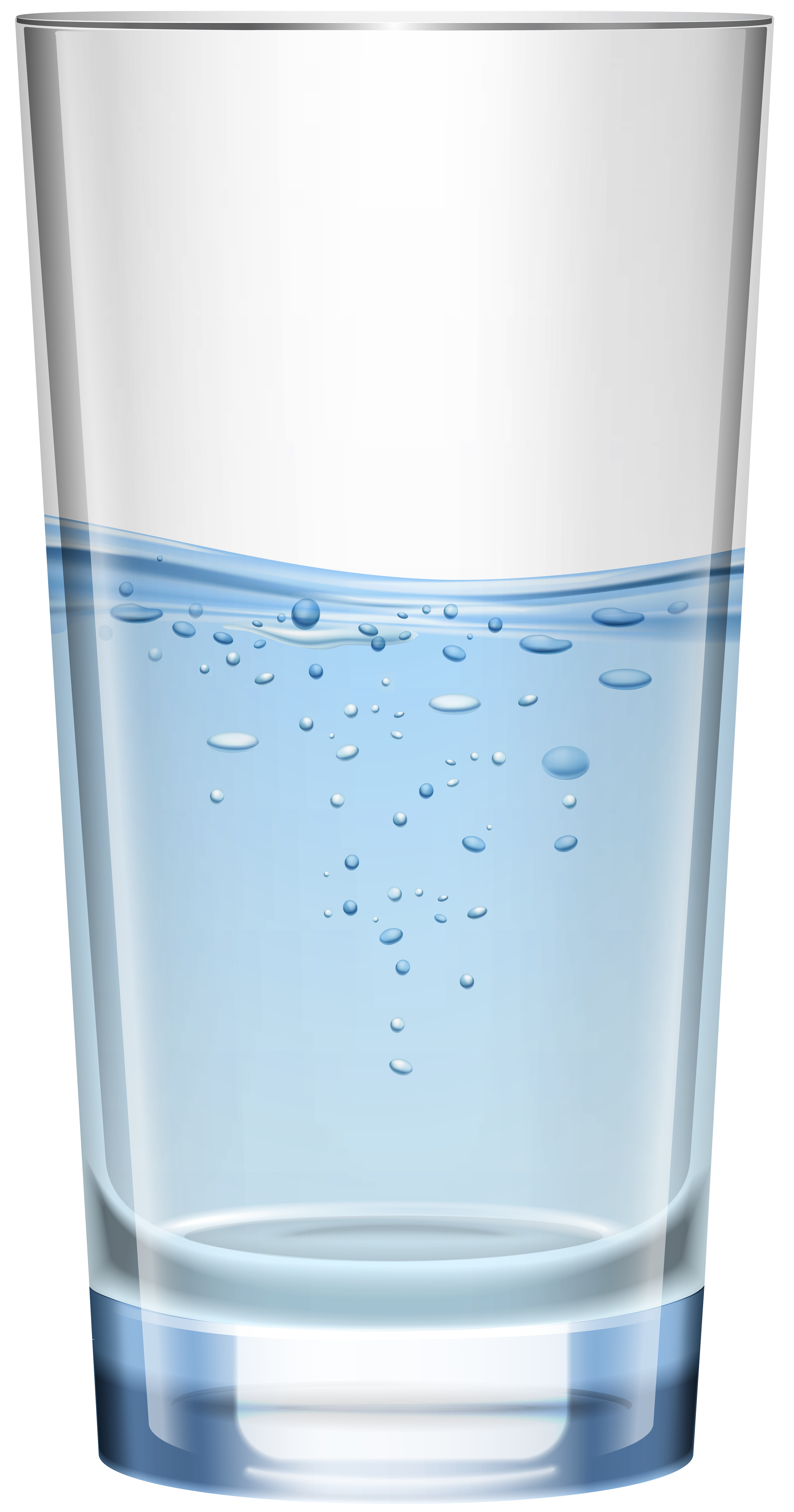 Glass of Water PNG Clip Art.