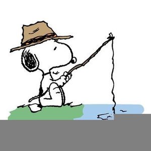 Gone Fishing Cartoon Clipart.