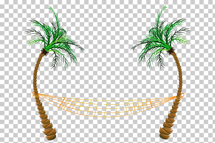 Hammock , Beach PNG clipart.