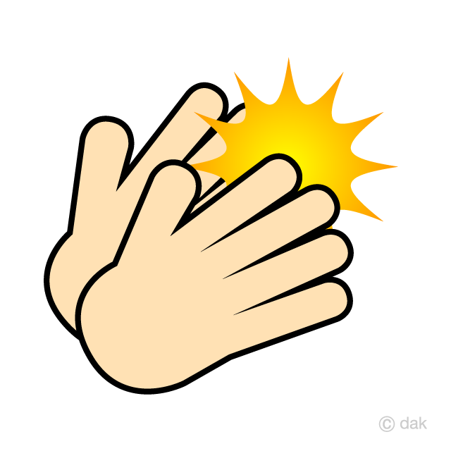 Free Hand Clap Sign Image｜Illustoon.