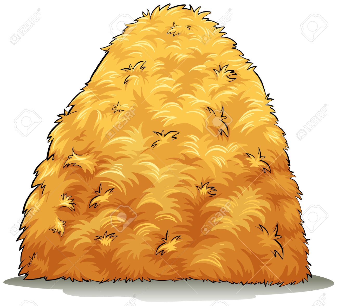 692 Hay free clipart.