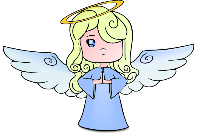1762 Angels free clipart.