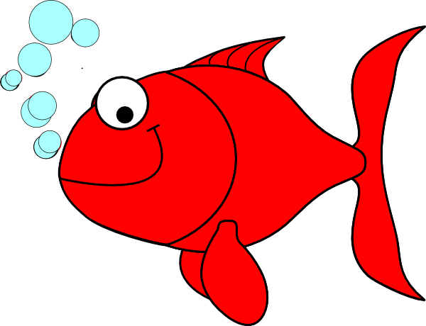 Red fish clip art free free clipart images.