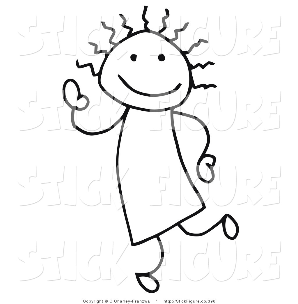 Dancing Stick People Clipart Free.