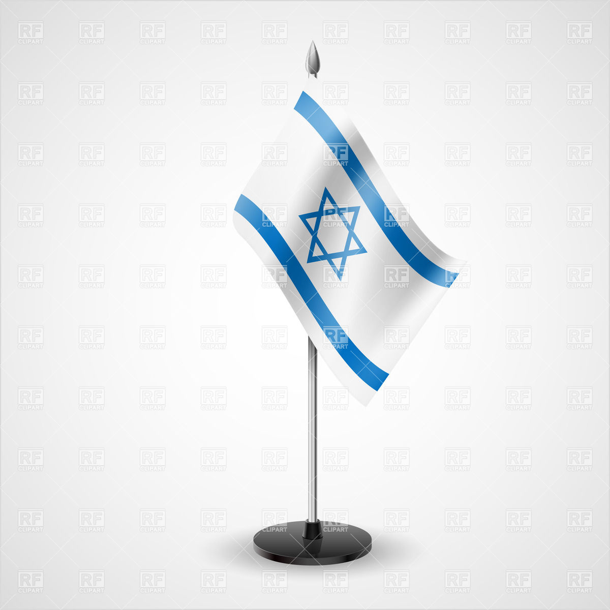 State table flag of Israel Vector Image #30969.