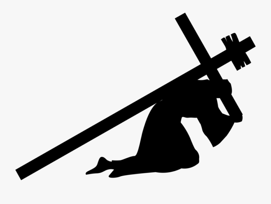 Jesus Carrying Cross Png , Free Transparent Clipart.