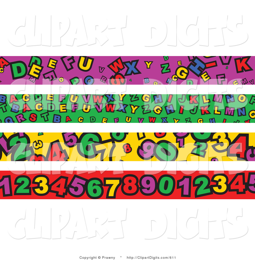 Royalty Free Letter Stock Number Designs.
