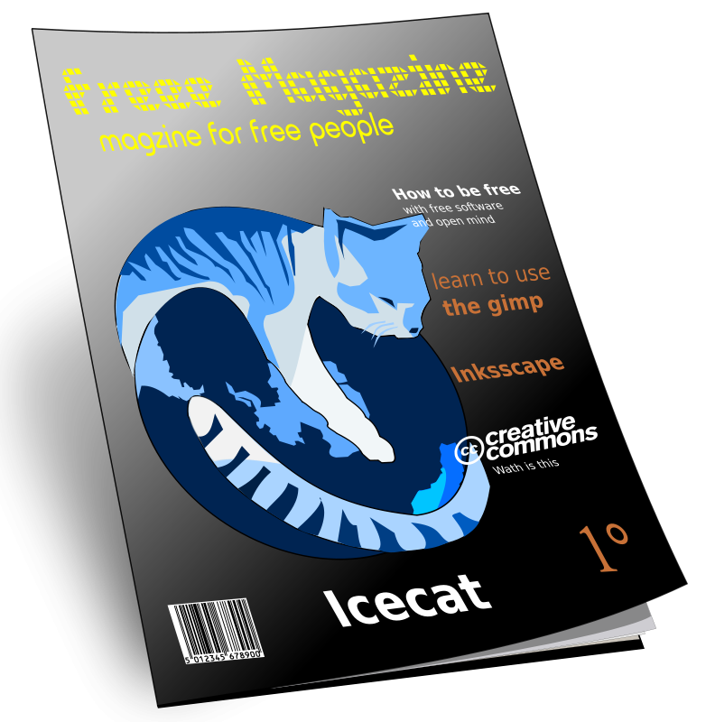 Free Clipart: Free magazine 3d.