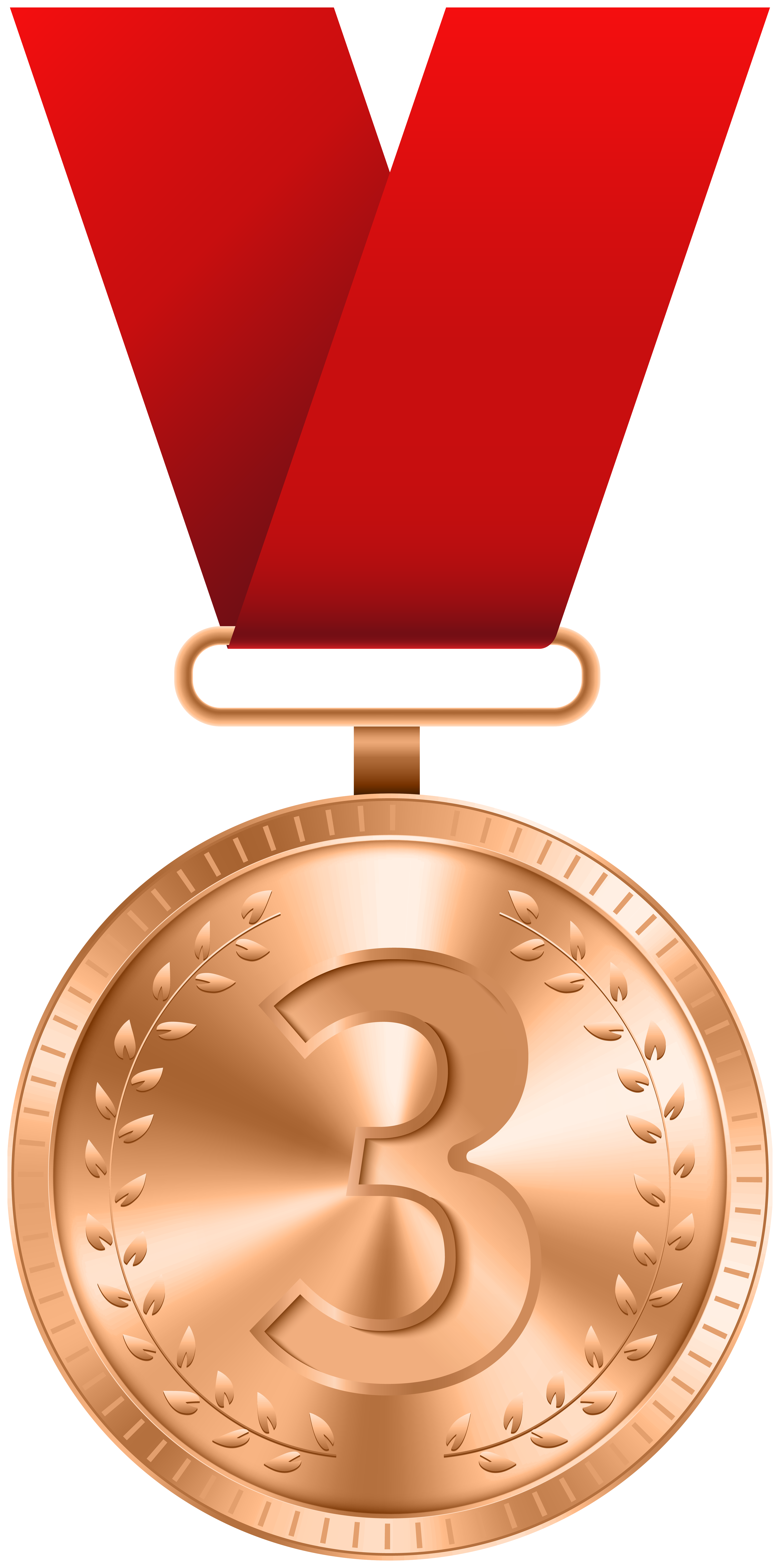Bronze Medal PNG Clip Art Image.